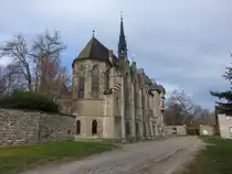 Piesdorf, neugotische Gutskapelle, erbaut 1892 durch Ferdinand Schorbach (13.04.2025)