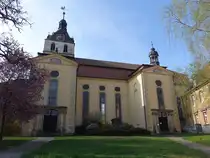Bernburg, Schlo�kirche St. �gidien, erbaut von 1751 bis 1752 (14.04.2025)