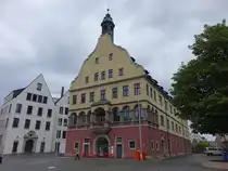 Ulm, Schw�rhaus am Weinhof, erbaut von 1612 bis 1613, Ort des j�hrlichen Schw�rakts (01.06.2025)