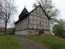 Everode, evangelische St. C�cilien Kirche, erbaut 1792 (17.04.2025)