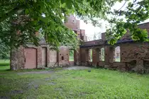 Ruine der Wollscheune in Bad Doberan im Landkreis Rostock. Aufnahme: 7. Juni 2025.