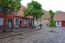 Die Geb�ude am Kloster zum Heiligen Kreuz in der Hansestadt Rostock. Aufnahme: 8. Juni 2025.