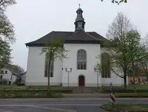Seesen, evangelische St. Andreas Kirche, erbaut von 1695 bis 1702 nach Pl�nen des Braunschweiger Festungsbaudirektors V�lcker (17.04.2025)