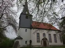 Sibbesse, evangelische St. Nicolai Kirche, erbaut von 1734 bis 1737 (17.04.2025)