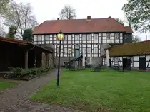 Coppenbr�gge, Burgmuseum im Innenhof (18.04.2025)