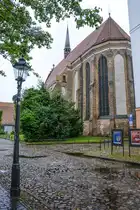 Kloster zum Heiligen kreuz in der Hansestadt Rostock. Aufnahme: 8. Juni 2025.