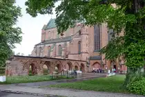 Das Doberaner M�nster - Zwischenwand des Ostfl�gels der Klausur, vom fr�hen 13. Jahrhundert. Aufnahme: 7. Juni 2025.