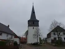 Eitzum, evangelische St. Martini Kapelle, erbaut im 15. Jahrhundert (18.04.2025)