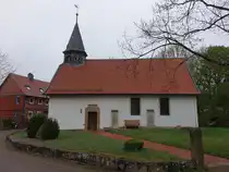 M�llensen, evangelische St. Lucia Kirche, erbaut 1744 (18.04.2025)