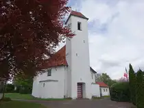 Sorsum, evangelische Kirche, erbaut im 12. Jahrhundert, Kirchturm erbaut 1790 (19.04.2025)