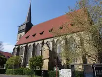Hildesheim, Pfarrkirche St. Lamberti, erbaut von 1483 bis 1515 (20.04.2025)