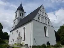 Gro�drebnitz, evangelische St. Martin Kirche, erbaut ab 1346 (05.06.2025)