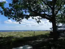 An der Uferpromenade von Sassnitz, der zweitgr��ten Stadt der Insel R�gen am 03.07.25.