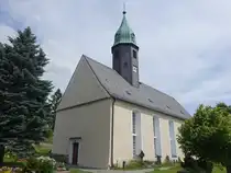 Langenwolmsdorf, evangelische Kirche, erbaut 1495, umgebaut 1846 (05.06.2025)
