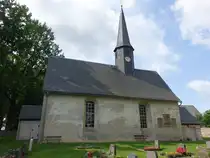 Wallroda, evangelische Dorfkirche, erbaut im 17. Jahrhundert (05.06.2025)