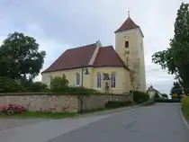 Nostitz, evangelische Kirche, erbaut 1679, erweitert 1866 (06.06.2025)