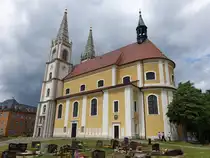 Schirgiswalde, Pfarrkirche Maria Himmelfahrt, erbaut bis 1741 (06.06.2025)