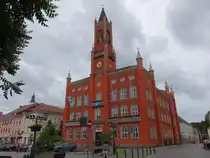 Kamenz, Rathaus am Markt, erbaut von 1847 bis 1848 durch Carl August Schramm (07.06.2025)