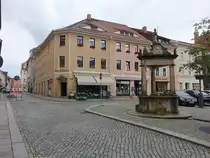 Kamenz, H�user und Andreasbrunnen am Marktplatz (07.06.2025)