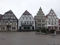 Bad Salzuflen, Giebelh�user am Marktplatz (15.06.2025)