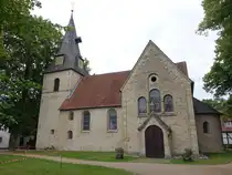 Bockhorst, evangelische Kirche, erbaut im 13. Jahrhundert (16.06.2025)