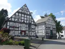 Bigge, Fachwerkh�user in der Mittelstra�e (19.06.2025)