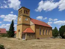 L�tte, evangelische Kirche, erbaut 1840 von Karl Friedrich Schinkel (04.07.2025)