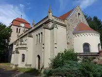 G�rzke, evangelische Kirche, erbaut von 1155 bis 1161 (05.07.2025)