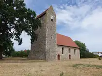 L�he, evangelische St. Ulrich Kirche, sp�tromanische Feldsteinkirche (05.07.2025)