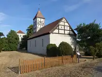 Mahlenzien, evangelische Kirche, erbaut ab 1220 (05.07.2025)