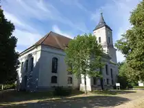 Tucheim, sp�tbarocke evangelische Kirche, erbaut 1756 (05.07.2025)