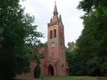 Magdeburgerforth, neugotische evangelische Kirche, erbaut 1901 (06.07.2025)