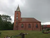 G�lpe, evangelische Kirche, Kirchturm erbaut 1865, Langhaus erbaut 1885 (07.07.2025)