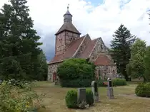 Spaatz, evangelische Kirche, sp�tromanische Saalkirche, erbaut Mitte des 13. Jahrhundert (07.07.2025)