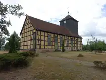 G�rne, evangelische Kirche, Saalkirche erbaut 1728 (08.07.2025)