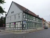 Stendal, Fachwerkhaus in der Weberstra�e (09.07.2025)
