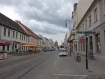 Brandenburg, H�user und Gesch�fte in der Steinstra�e (10.07.2025)