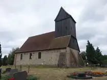 Alt-Kanin, evangelische Kirche, erbaut im 12. Jahrhundert (10.07.2025)