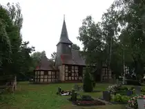 Markee, evangelische Christuskirche, Fachwerkkirche erbaut 1697 (10.07.2025)