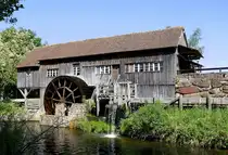 Ungersheim, ECO-Museum, S�gewerk 19.Jahrhundert aus den Vogesen, arbeitete bis 1979, wurde 1989 ins Museum umgesetzt, Mai 2025