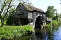 Ungersheim, ECO-Museum, S�gewerk 19.Jahrhundert aus den Vogesen, arbeitete bis 1979, wurde 1989 ins Museum umgesetzt, Mai 2025