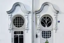 Jugendstil am Kongevej in S�nderborg (deutsch Sonderburg) in Nordschleswig. Aufnahme: 31. Oktober 2025.