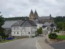 Ravengiersburg, Kloster und Klosterkirche St. Christopherus, gegr�ndet 1074, Klosterkirche erbaut bis 1497, Langhaus erbaut im 18. Jahrhundert (27.07.2025)