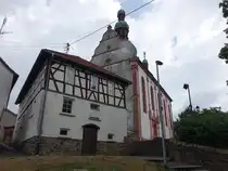 Spabr�cken, sp�tgotische Wallfahrtskirche Maria Himmelfahrt, erbaut ab 1359 (27.07.2025)