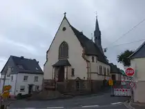 Bruschied, Pfarrkirche St. Franz Xaver, erbaut von 1892 bis 1893 durch den Dombaumeister Max Meckel (28.07.2025)