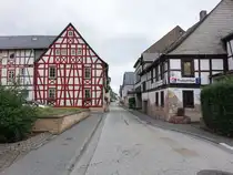 Gem�nden, Fachwerkh�user in der Hauptstra�e (28.07.2025)