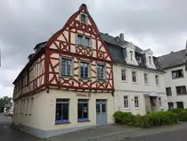 Kirchberg, Schwanen Apotheke am Marktplatz, Fachwerkhaus aus dem 17. Jahrhundert (28.07.2025)