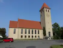B�ddenstedt, evangelische Martin Luther Kirche, erbaut 1955 (09.08.2025)