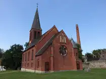 Dreileben, evangelische St. Jakobus Kirche, erbaut 1899 (09.08.2025)