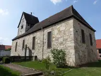 Warsleben, evangelische St. Marien Kirche, erbaut 1699 (09.08.2025)